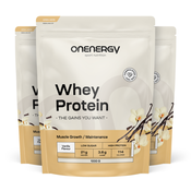 3x Whey proteini iz sirotke – vanilja, skupaj 3000 g