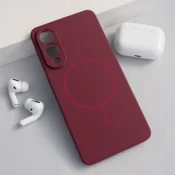 Maska Mag Case PureTone za Samsung S25 Edge bordo