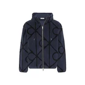 Calvin Klein Jeans Jopa iz flisa temno modra/črna