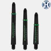 Trupi za pikado puščice HARROWS/Supergrip Carbon/Green