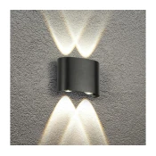 Brilagi - LED spoljašnje zidno svetlo FLAREBOX LED/4W/230V crno IP65