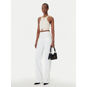 Elisabetta Franchi Jeans hlače PJ-25D-61E2 Bela Regular Fit