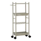 Kovinski servirni voziček na kolesih 16x40 cm Dara – Premier Housewares