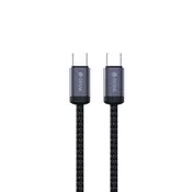 USB-C / USB-C kabel Gracious, PD 60W, 2m, crna, Devia