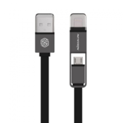 Nillkin USB cable Plus 2u1 (lightning&micro) 1,2m crni.