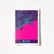 Wallity Poster Nice-2060, 21x29,7 cm