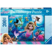 Ravensburger - Puzzle Čarobna morska deklica XXL - 200 kosov