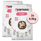 Ontario Kitten Chicken 2x6,5 kg