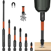 shumee Rosfix magnetni križni nastavki 25/50/65/70/90/150mm 6kos.