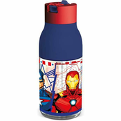 Stor Plastična steklenica z izvlečno slamico Avengers, 420ml, 74135