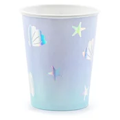 PartyDeco papirnati kozarci mermaid,220ml