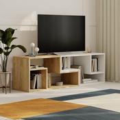 HANAH HOME TV polica Glis Sapphire Oak White
