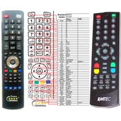 General EMTEC MOVIE CUBE N150H - združljiv daljinski upravljalnik znamke General