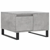 vidaXL vidaXL Klubska mizica betonsko siva 55x55x36,5 cm inženirski les, (20797748)