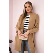 Sweater with batwing camel sleeve