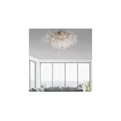 Paul Neuhaus 8092-55 - Pritrjen stropni lestenec ICICLE, 14xG9/40W/230V, premer 100 cm, krom
