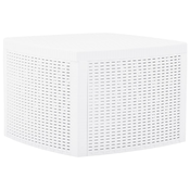 Bocni stol bijeli 54 x 54 x 36,5 cm plasticni
