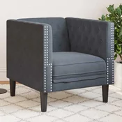 Sofa Tamno siva 74,5 x 71 x 70,5 cm Baršun