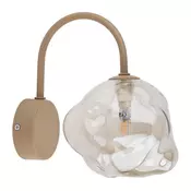 Brilagi - Zidna lampa VULCANO 1xG9/8W/230V bež/zadimljena bež
