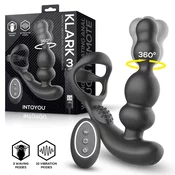 InToYou Klark Waving & Vibrating Plug with Remote Black
