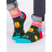 Yoclub Unisexs Ankle Funny Cotton Socks Patterns Colours SKS-0086U-A200