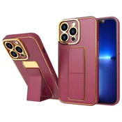 Hurtel New Kickstand ovitek za iPhone 13 Pro Max, rdeča