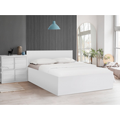 Postelja SOFIA 180 x 200 cm, bela Posteljno dno: Brez posteljnega dna, Vzmetnica: Brez vzmetnice