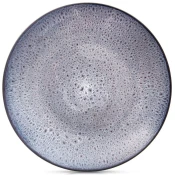 shumee Vijoličen glazirani keramični krožnik za večerjo 27 cm
