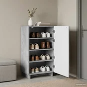vidaXL Omarica za čevlje 48 x 38 x 87,5 cm Konstruiran les