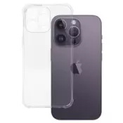 Silikonski ovitek ANTISHOCK za iPhone 16e - prozoren