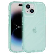 Aurora Wave maska za iPhone 15 Plus - zelena