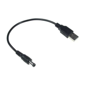 USB DC LED konektor USB moški/DC moški za 5V LED trakove 20cm