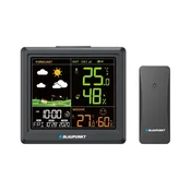 Blaupunkt Blaupunkt WS25BK Vremenska postaja z zunanjim senzorjem, črna