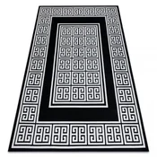 eoshop Preproga GLOSS modern 6776 85 elegantna, okvir, grška črna/slonokoščena ( - Velikost: 70x300 cm)