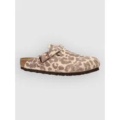 Birkenstock Boston Suede Leather Clogs leo sandcastle