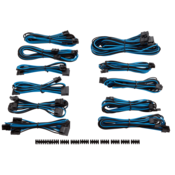 Corsair Premium Pro Sleeved Kabel-Set (Gen 4) - blau/schwarz CP-8920228