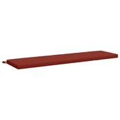 Vidaxl Blazina za klop SOEST 100% poliester Rdeča 160 x 40 x 5 cm