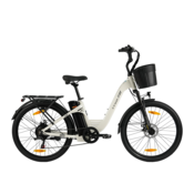 TTGO Električno mestno kolo TTGO C2 PRO, 250 W, srednji pogon, 36 V 18 Ah, 26”, belo, (5000232011)