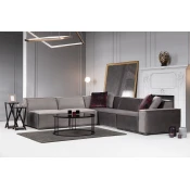 Atelier del Sofa Ugaona garnitura Lego Siva