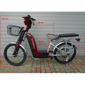 Elektricni bicikl Model Z02 Crvena