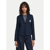 Tommy Hilfiger Suknjič Dressing WW0WW50146 Mornarsko modra Regular Fit
