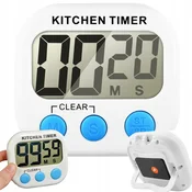 VERKGROUP Digitalni magnetni kuhinjski časovnik LCD odštevalnik alarm bel, (5000245990)