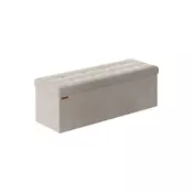 Songmics Shranjevalna klop 38x110x38 cm bela
