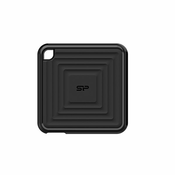 SP SSD PC60 EXTERNAL DISK USB 3.2, 512GB crni