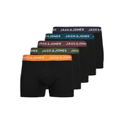 JACK & JONES Boksarice Oliver pegasto črna