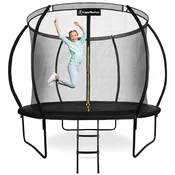 HyperMotion Otroški Trampolin 305 cm z Lestvijo in Notranjo Mrežo - Odporno na UV, Hitro Sušeči Materiali, Zunanja Igra, za Dom