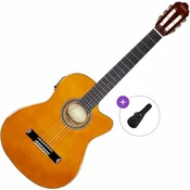 Valencia VC104TCE Basic SET 4/4 Natural Elektro klasicna gitara