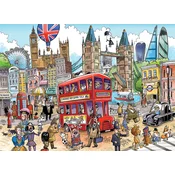 Cobble Hill - Puzzle DoodleTown: London Calling - 1 000 kosov