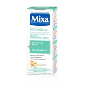 Mixa matirajoča ultralahka zaščitna krema za obraz s salicilno kislino in niacinamidom SPF50 40 ml