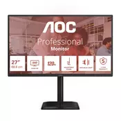 AOC E4 Q27E4CV computer monitor 68.6 cm (27) 2560 x 1440 pixels Quad HD LED Black